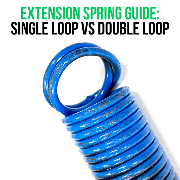 Extension Spring Ends: Single-Loop, Double-Loop - Expressgaragedoors.com