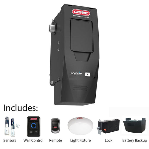 Genie 6170HB Garage Opener with Included Accessories – Sensors, Remote, Light Fixture