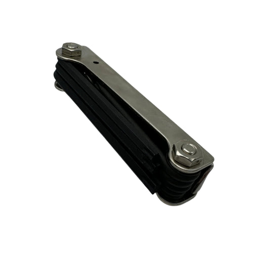 Folding TORX set for versatile garage door repair applications