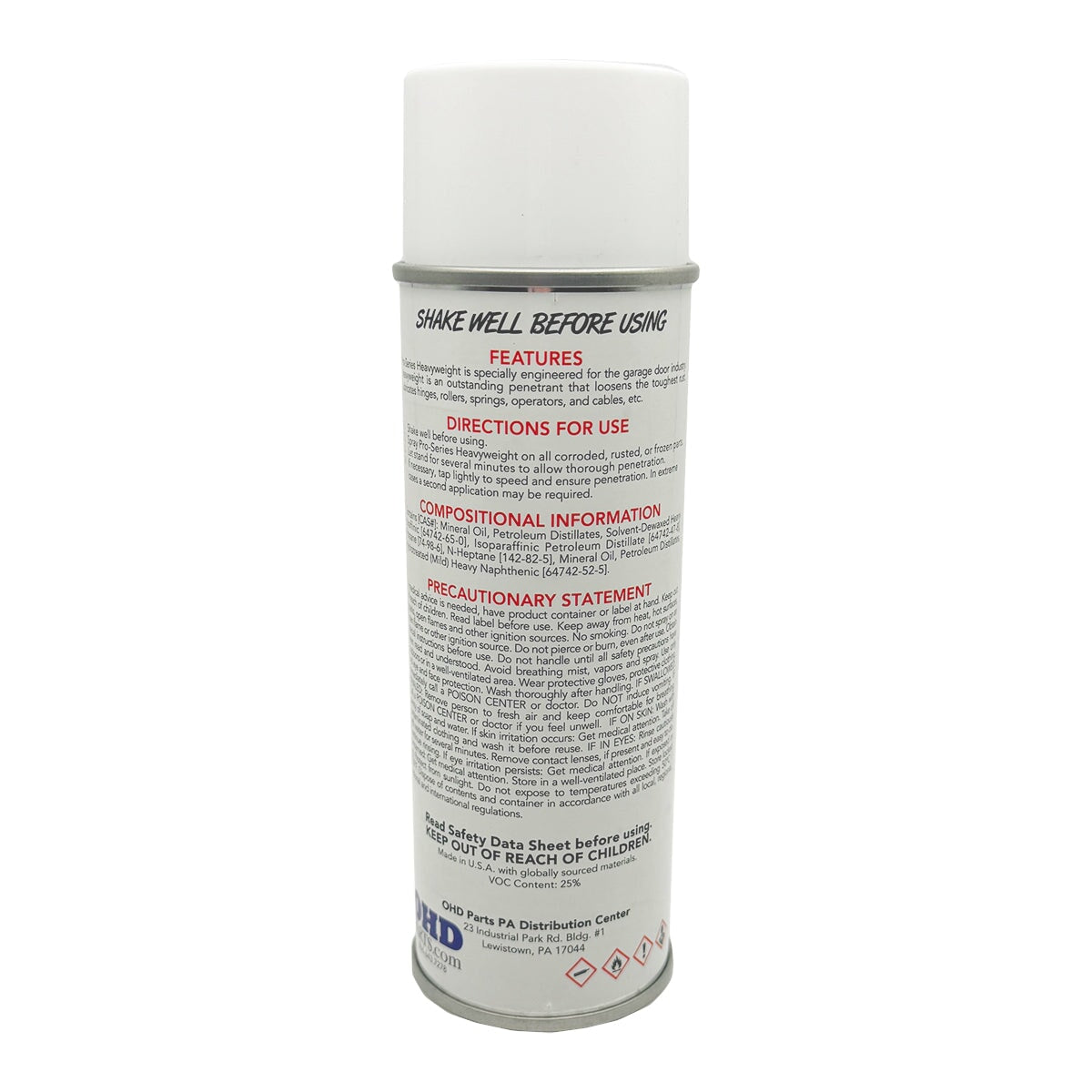 Rust Proof Garage Door Lubricant / Spray Grease Lubricant For All Moving  Parts