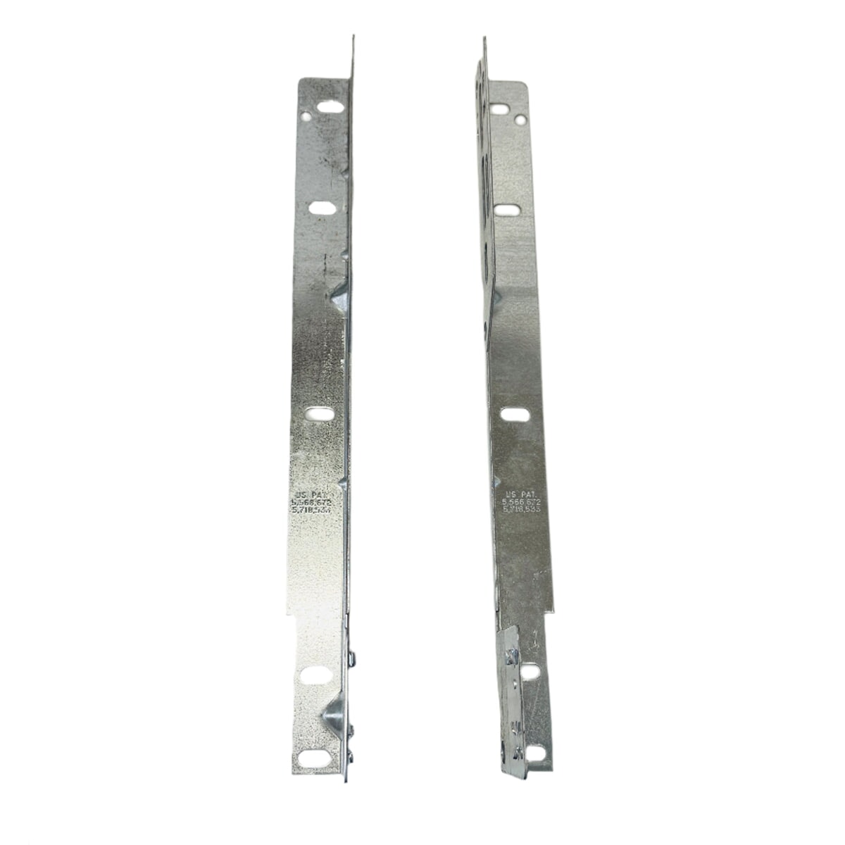 Side view of Torquemaster Flag Angle Brackets for 12" radius track, designed for Wayne Dalton garage doors.