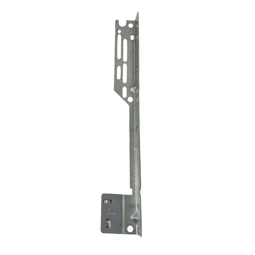 Right-hand Torquemaster Flag Angle Bracket for 15" radius garage door tracks, engineered for durability and smooth door movement.